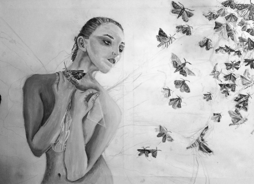 Sinas Herzfarben · Malerei & Illustrierte Grußkarten