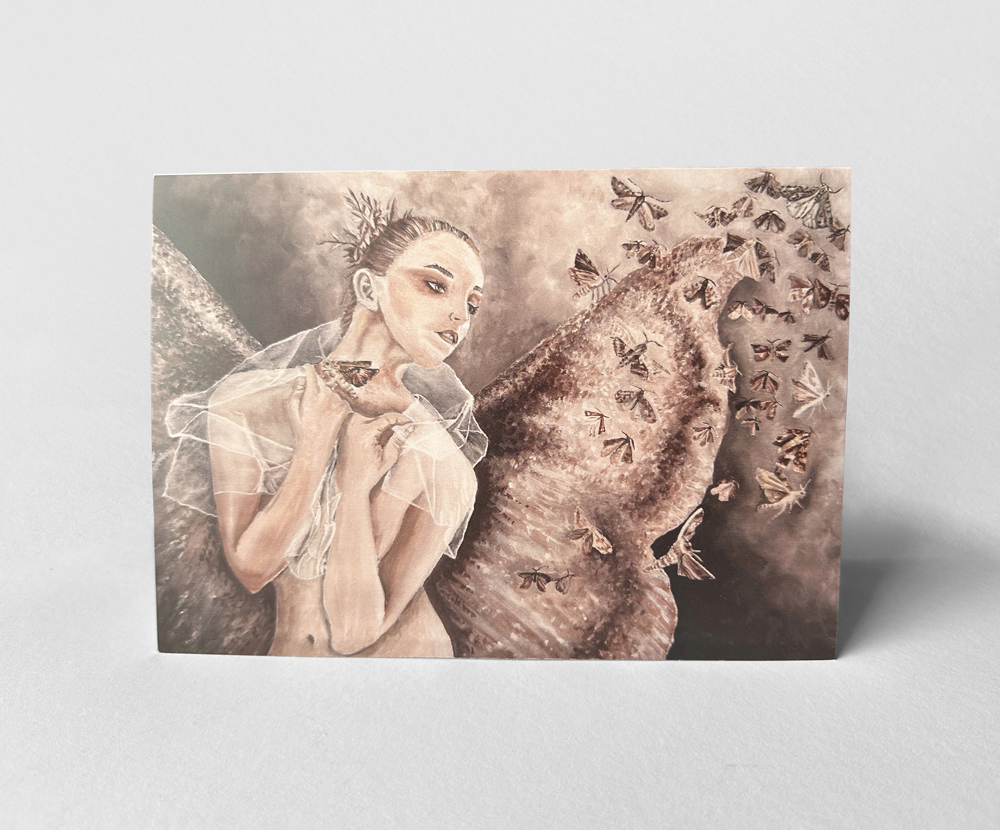 Sinas Herzfarben · Malerei & Illustrierte Grußkarten