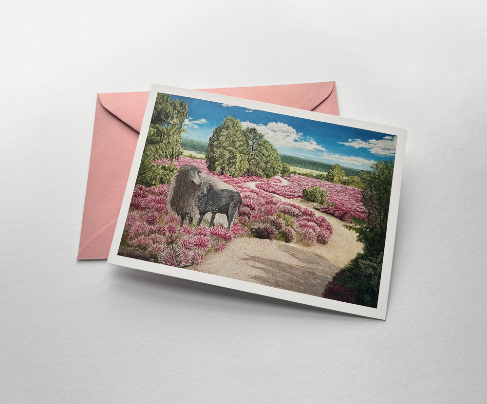 Sinas Herzfarben · Malerei & Illustrierte Grußkarten