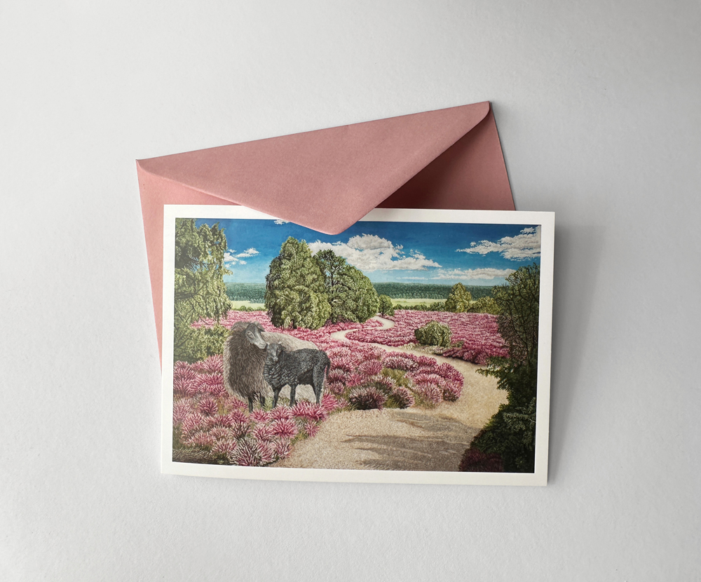 Sinas Herzfarben · Malerei & Illustrierte Grußkarten