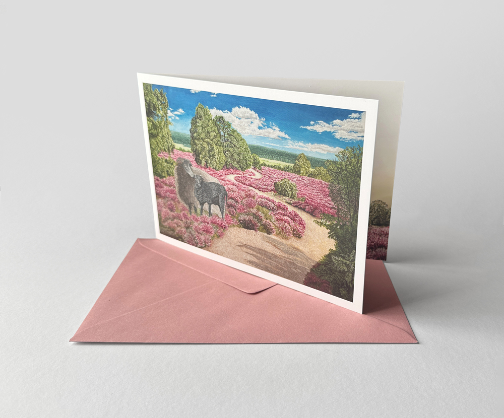 Sinas Herzfarben · Malerei & Illustrierte Grußkarten