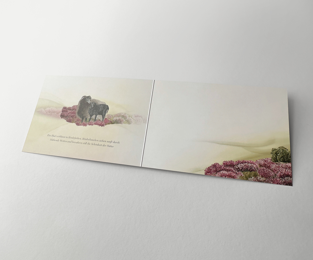 Sinas Herzfarben · Malerei & Illustrierte Grußkarten