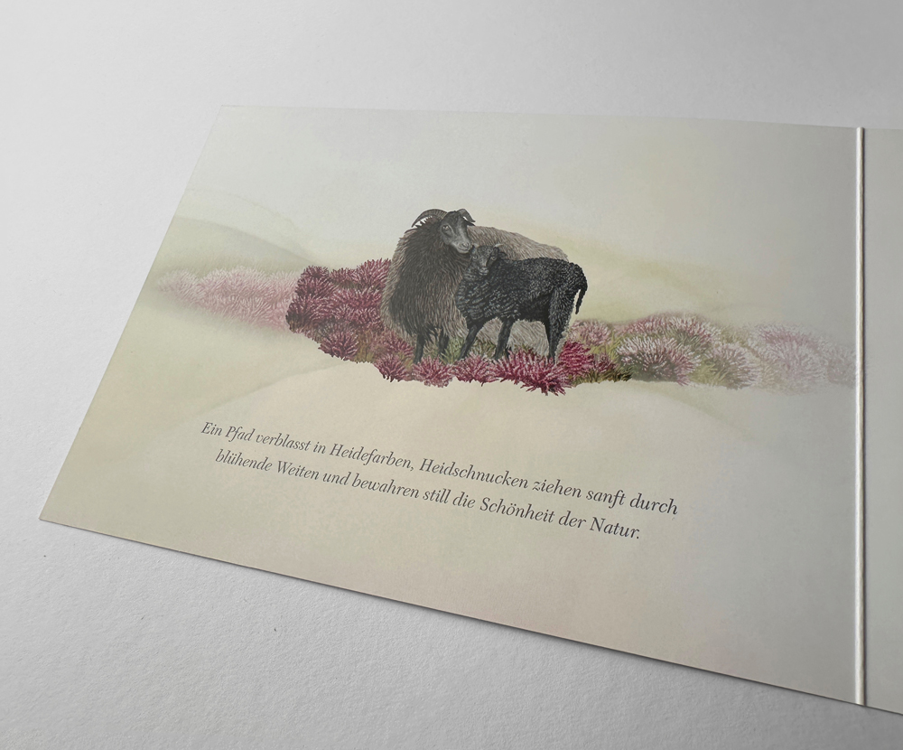 Sinas Herzfarben · Malerei & Illustrierte Grußkarten