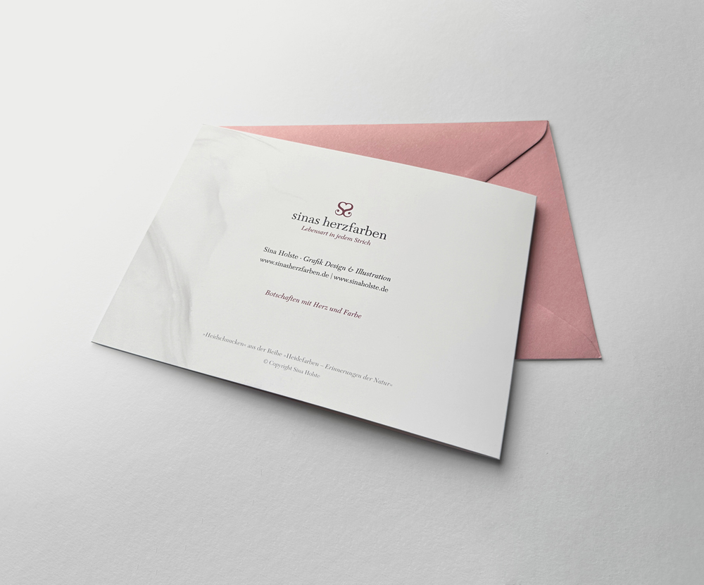 Sinas Herzfarben · Malerei & Illustrierte Grußkarten