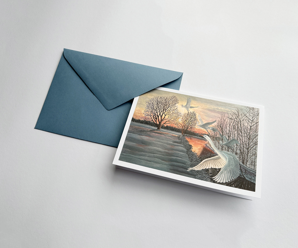 Sinas Herzfarben · Malerei & Illustrierte Grußkarten