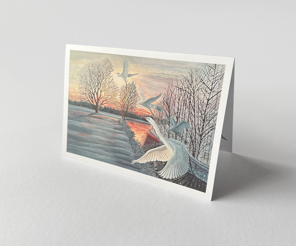 Sinas Herzfarben · Malerei & Illustrierte Grußkarten