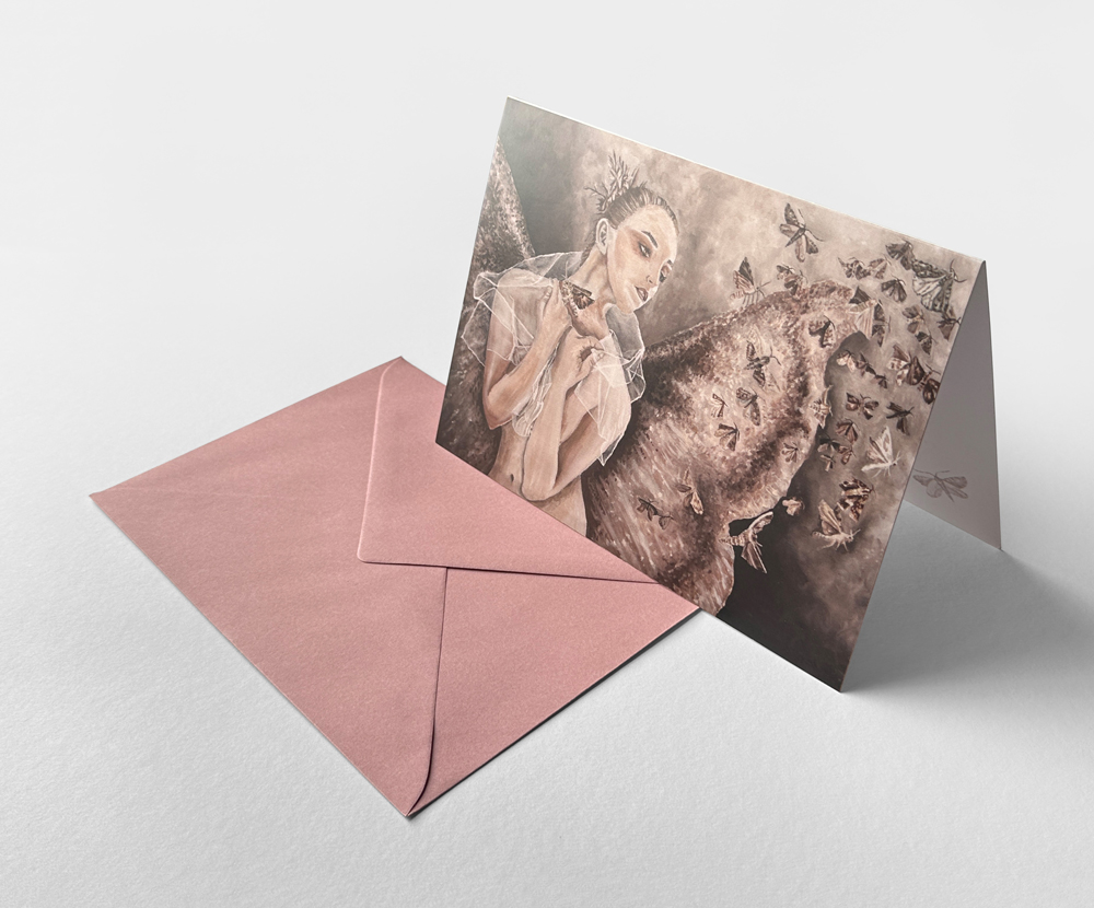 Sinas Herzfarben · Malerei & Illustrierte Grußkarten