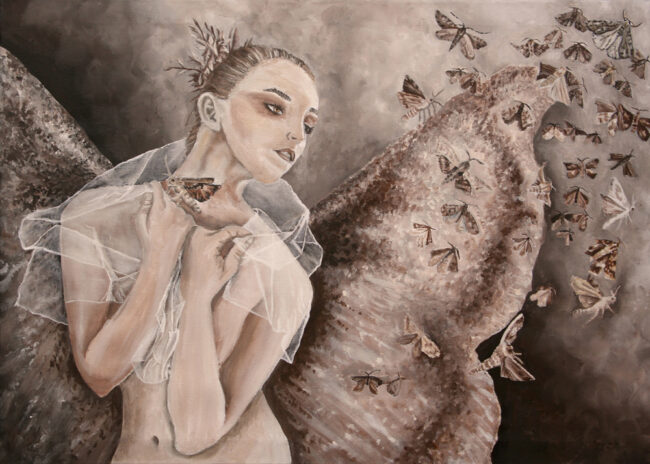 Sinas Herzfarben · Malerei & Illustrierte Grußkarten