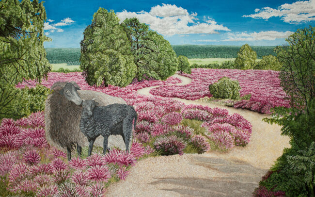 Sinas Herzfarben · Malerei & Illustrierte Grußkarten