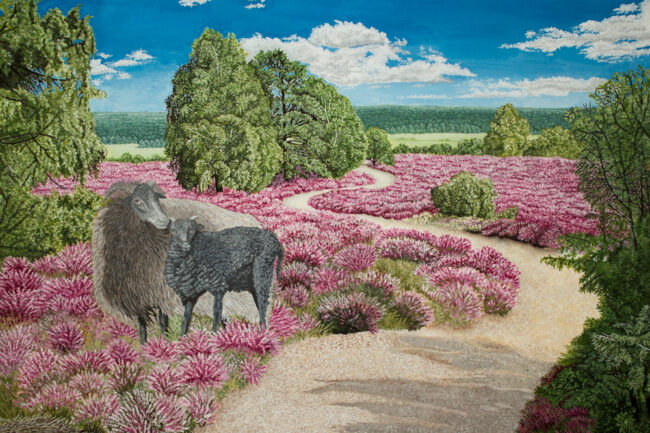 Sinas Herzfarben · Malerei & Illustrierte Grußkarten