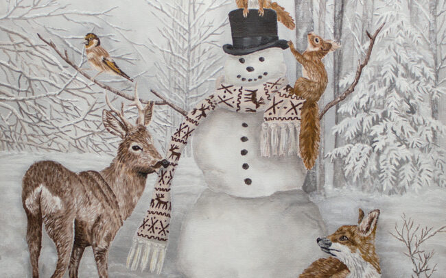 Sinas Herzfarben · Malerei & Illustrierte Grußkarten