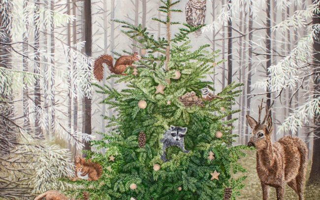 Sinas Herzfarben · Malerei & Illustrierte Grußkarten