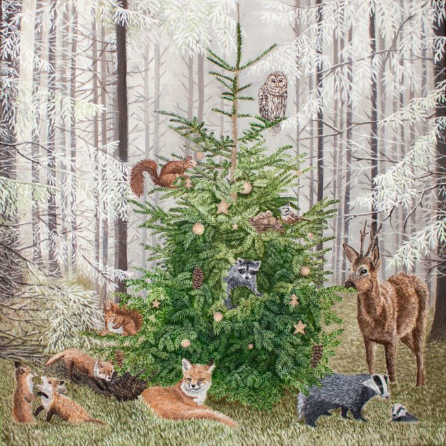 Sinas Herzfarben · Malerei & Illustrierte Grußkarten