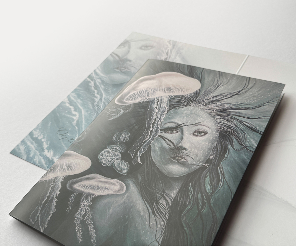 Sinas Herzfarben · Malerei & Illustrierte Grußkarten