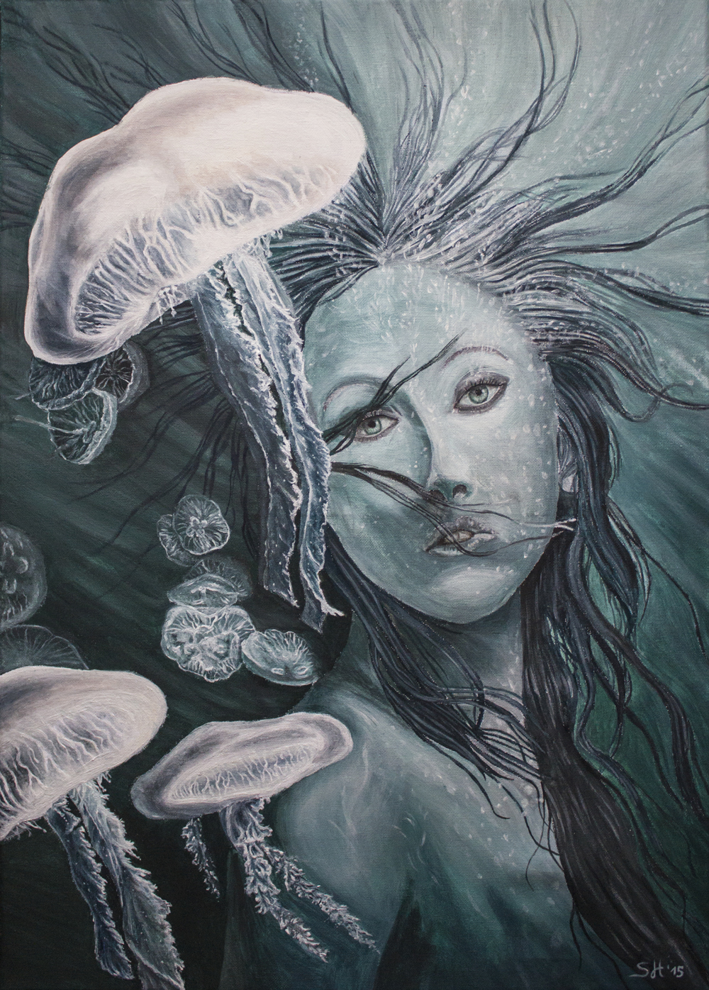 Sinas Herzfarben · Malerei & Illustrierte Grußkarten