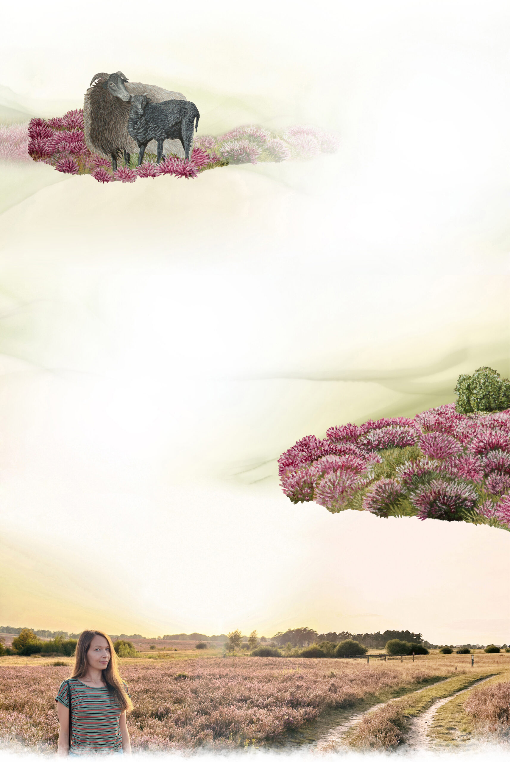 Sinas Herzfarben · Malerei & Illustrierte Grußkarten