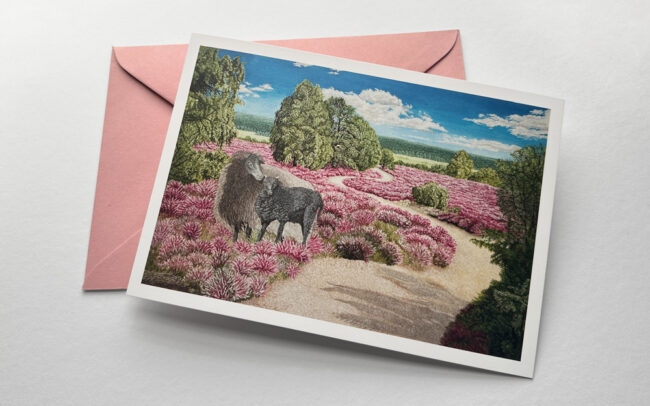 Sinas Herzfarben · Malerei & Illustrierte Grußkarten