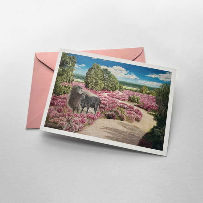 Sinas Herzfarben · Malerei & Illustrierte Grußkarten