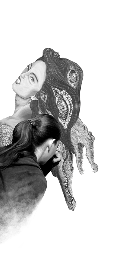 Sinas Herzfarben · Malerei & Illustrierte Grußkarten