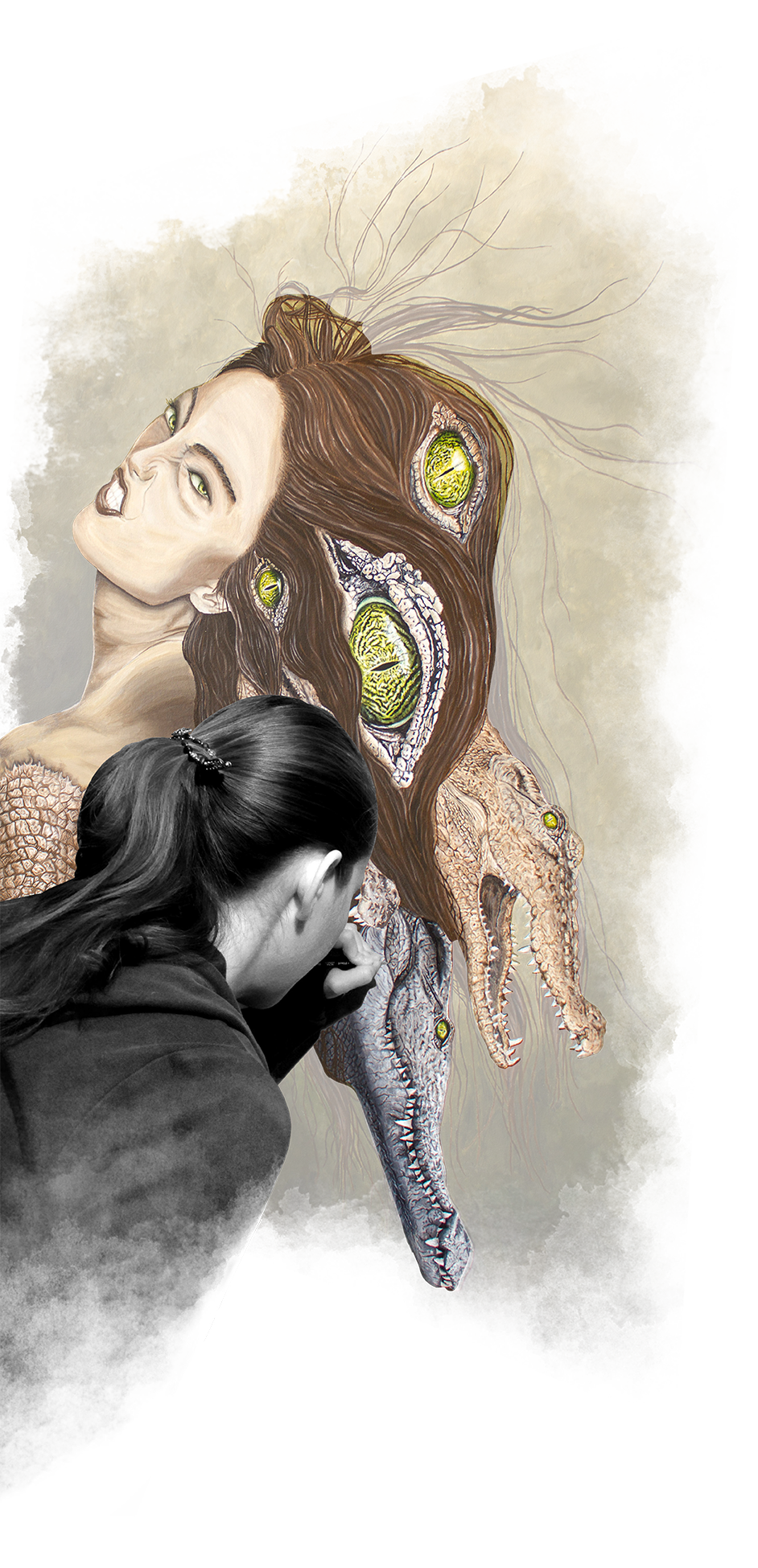 Sinas Herzfarben · Malerei & Illustrierte Grußkarten