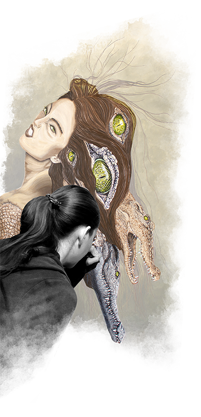 Sinas Herzfarben · Malerei & Illustrierte Grußkarten