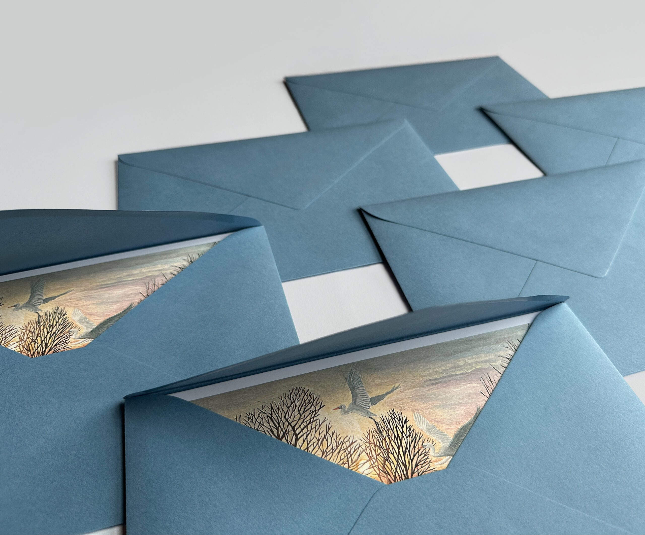 Sinas Herzfarben · Malerei & Illustrierte Grußkarten