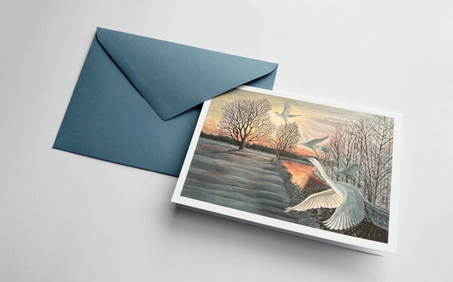 Sinas Herzfarben · Malerei & Illustrierte Grußkarten