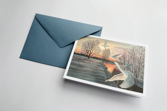 Sinas Herzfarben · Malerei & Illustrierte Grußkarten