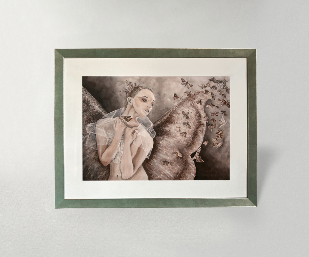 Sinas Herzfarben · Malerei & Illustrierte Grußkarten