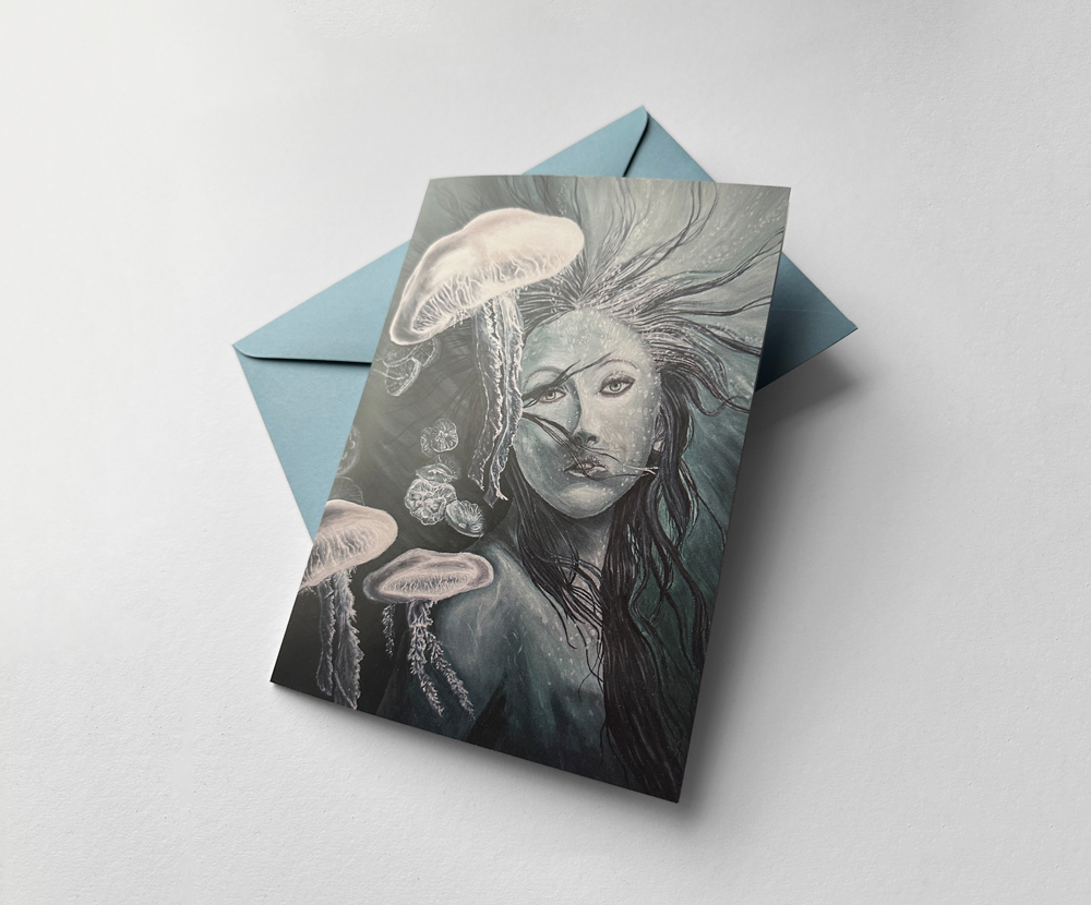 Sinas Herzfarben · Malerei & Illustrierte Grußkarten