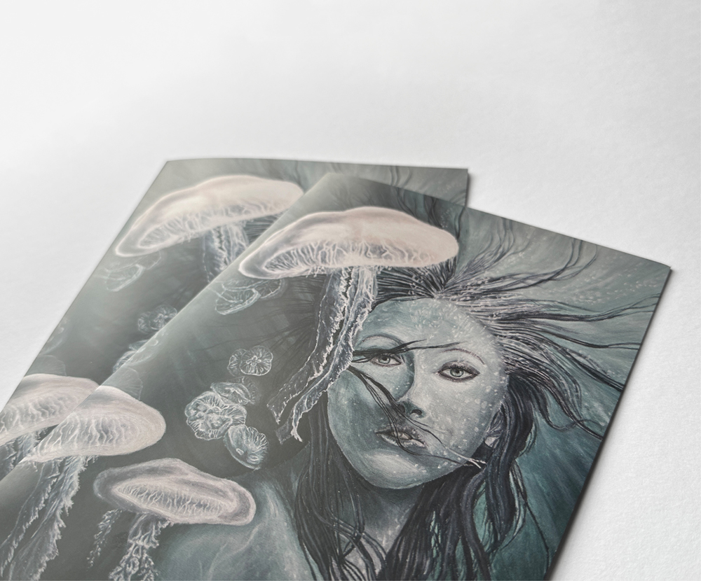 Sinas Herzfarben · Malerei & Illustrierte Grußkarten