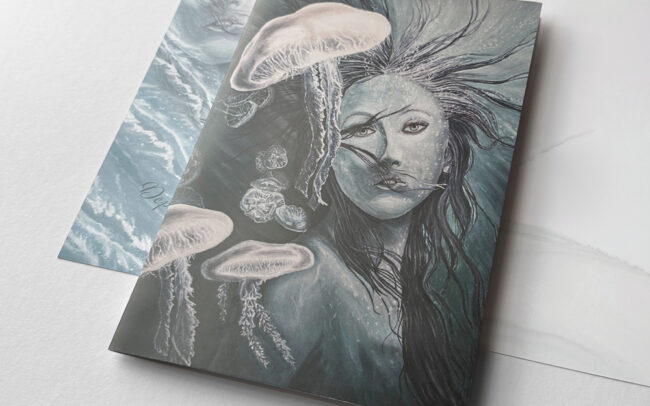 Sinas Herzfarben · Malerei & Illustrierte Grußkarten