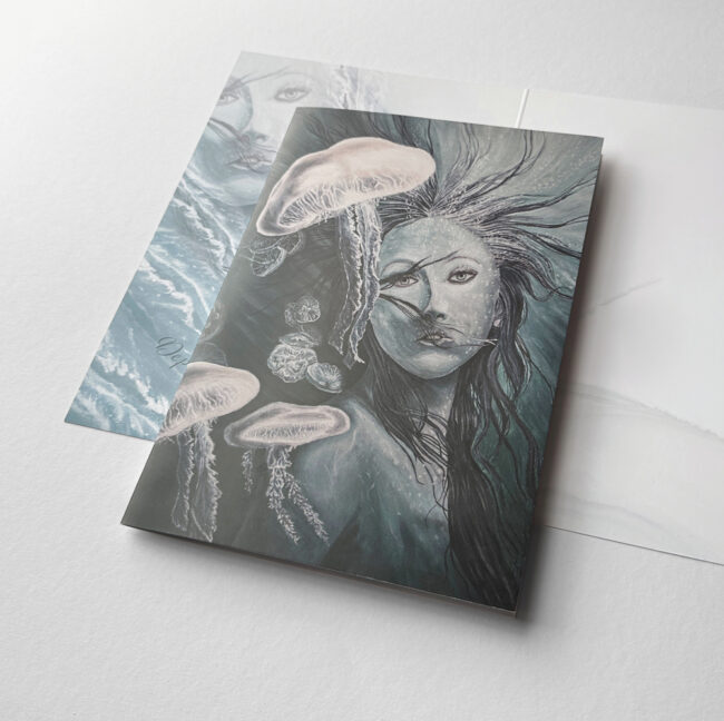 Sinas Herzfarben · Malerei & Illustrierte Grußkarten