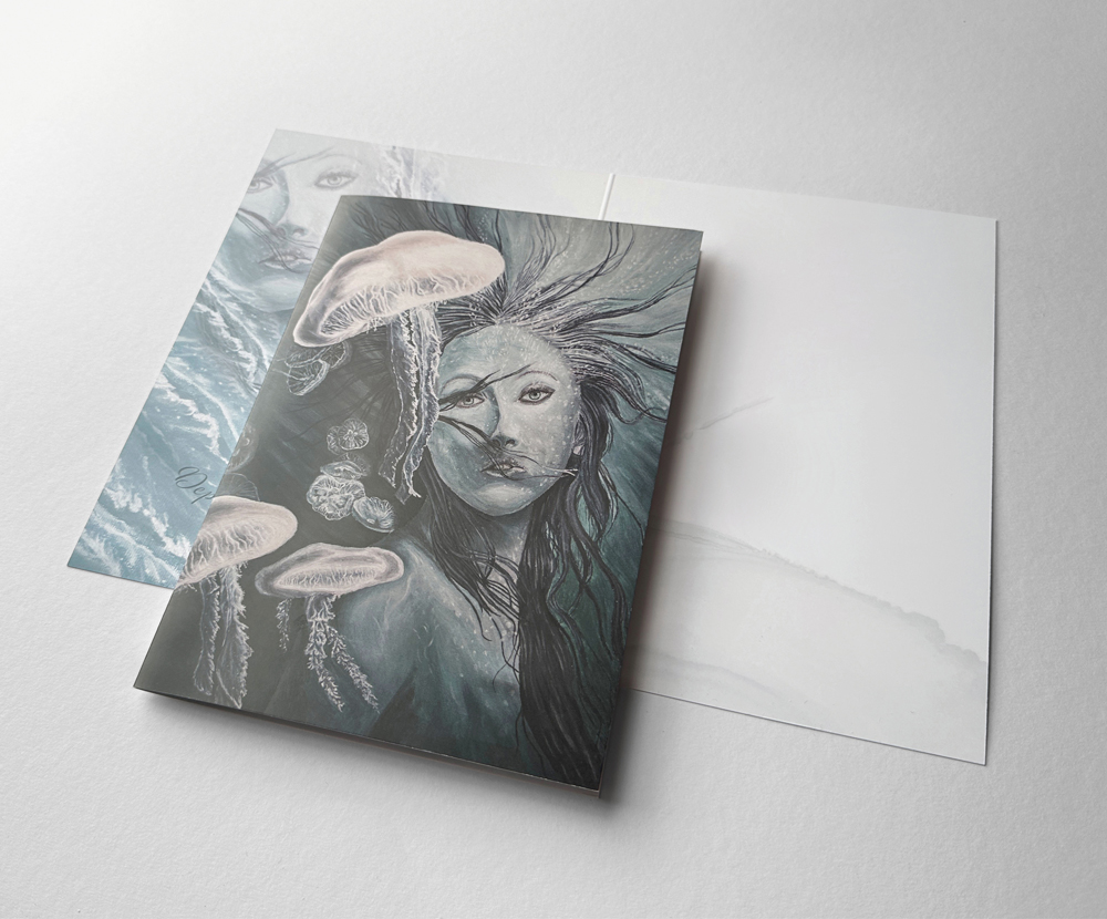 Sinas Herzfarben · Malerei & Illustrierte Grußkarten