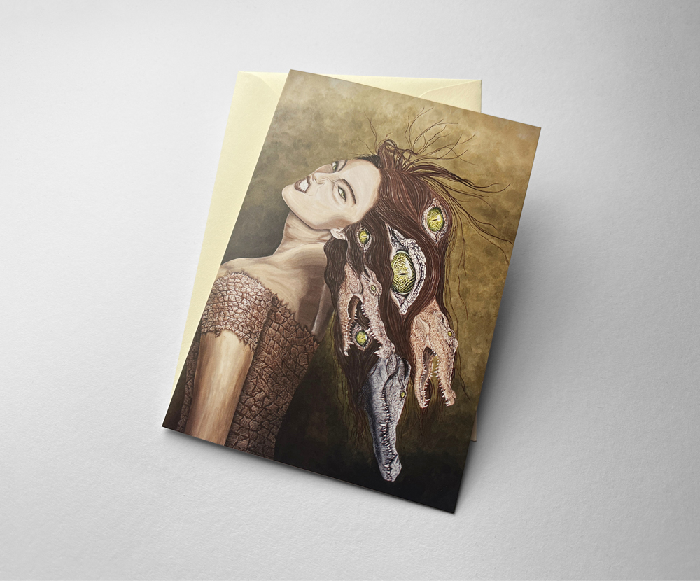 Sinas Herzfarben · Malerei & Illustrierte Grußkarten