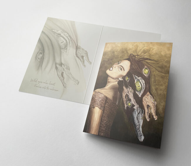 Sinas Herzfarben · Malerei & Illustrierte Grußkarten