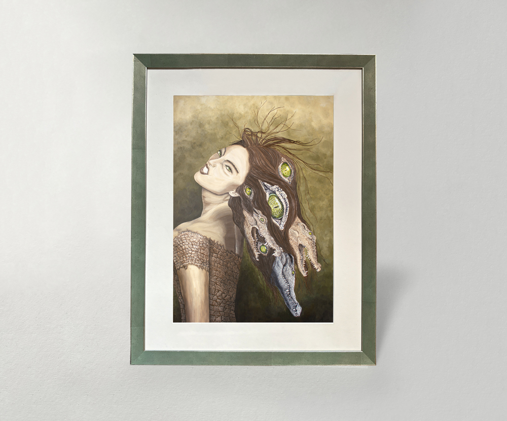 Sinas Herzfarben · Malerei & Illustrierte Grußkarten