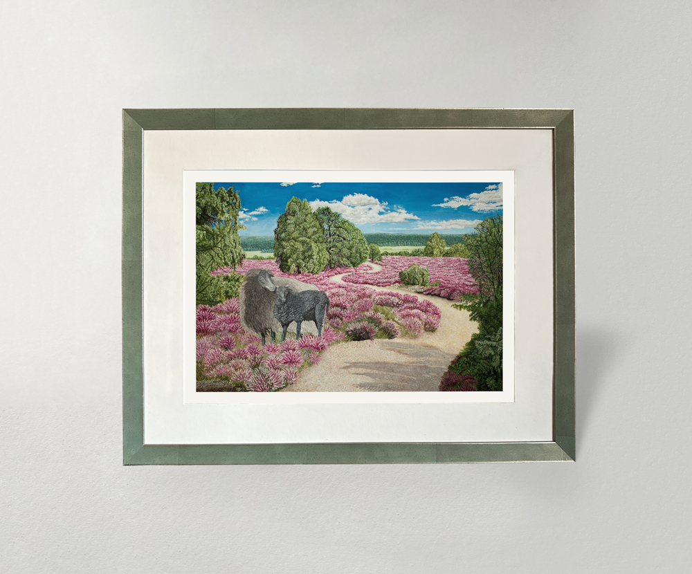 Sinas Herzfarben · Malerei & Illustrierte Grußkarten