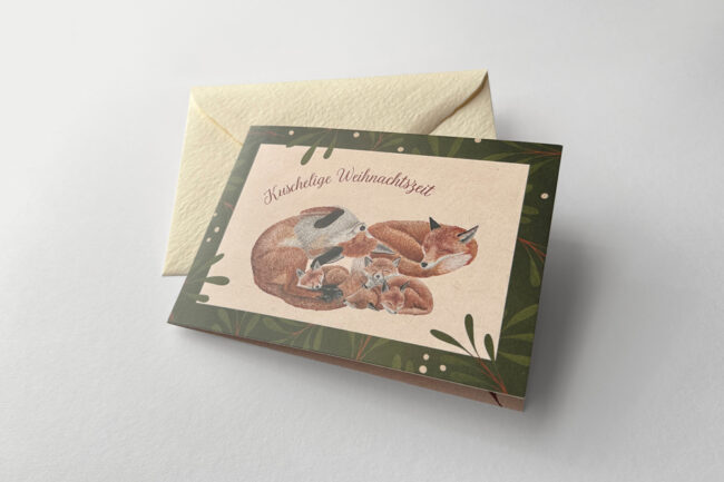 Sinas Herzfarben · Malerei & Illustrierte Grußkarten