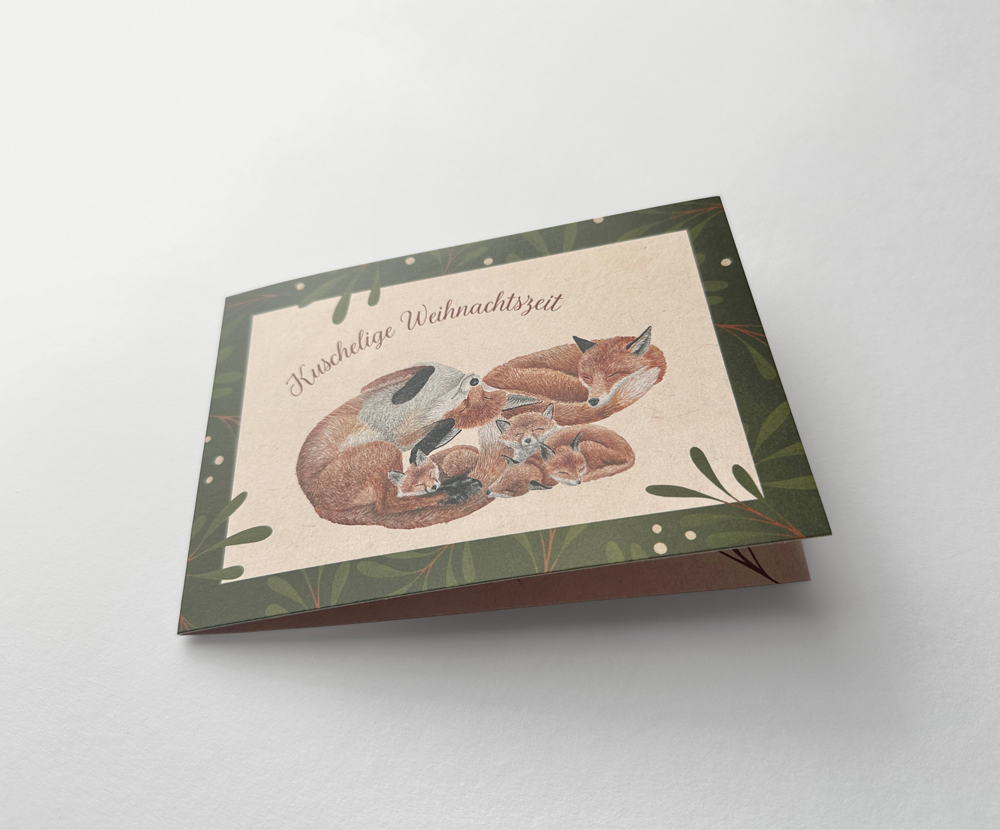 Sinas Herzfarben · Malerei & Illustrierte Grußkarten