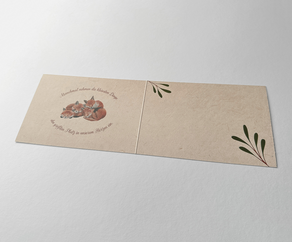 Sinas Herzfarben · Malerei & Illustrierte Grußkarten