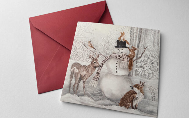 Sinas Herzfarben · Malerei & Illustrierte Grußkarten