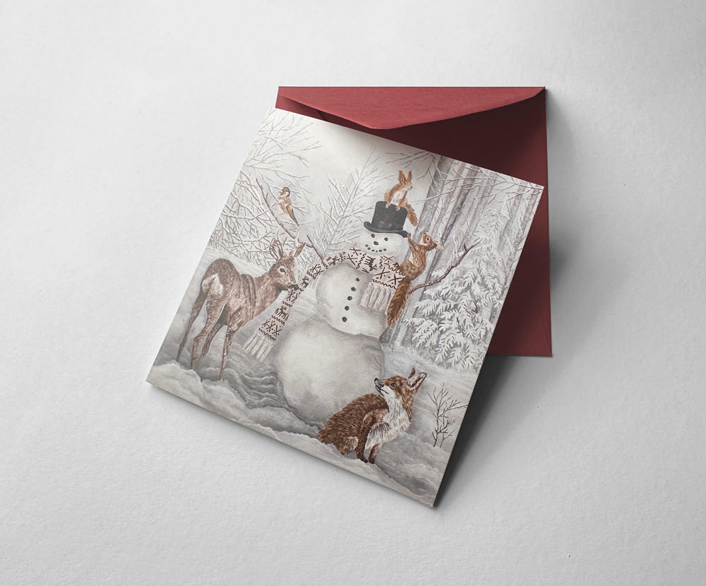 Sinas Herzfarben · Malerei & Illustrierte Grußkarten