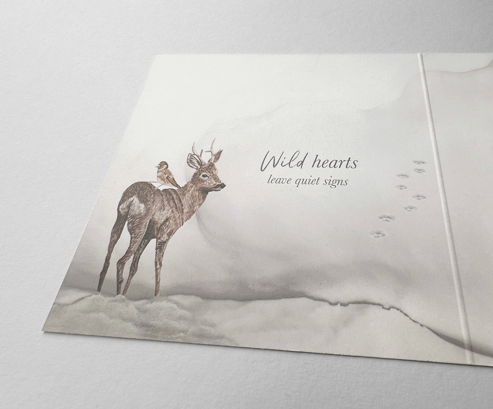 Sinas Herzfarben · Malerei & Illustrierte Grußkarten