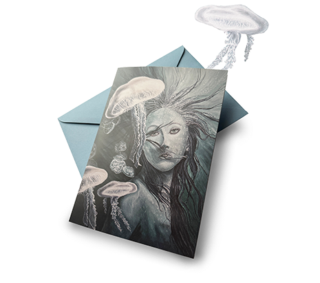 Sinas Herzfarben · Malerei & Illustrierte Grußkarten