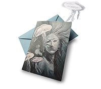 Sinas Herzfarben · Malerei & Illustrierte Grußkarten