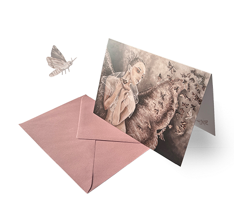 Sinas Herzfarben · Malerei & Illustrierte Grußkarten