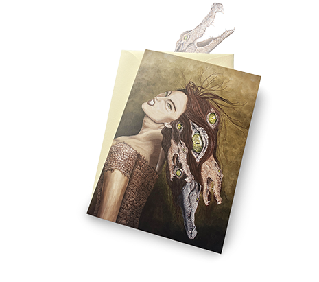 Sinas Herzfarben · Malerei & Illustrierte Grußkarten