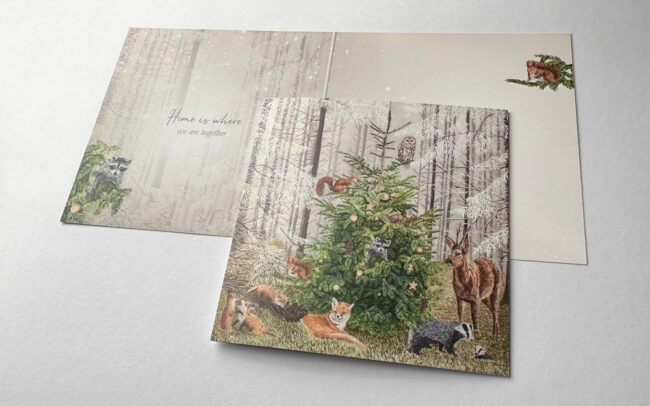 Sinas Herzfarben · Malerei & Illustrierte Grußkarten