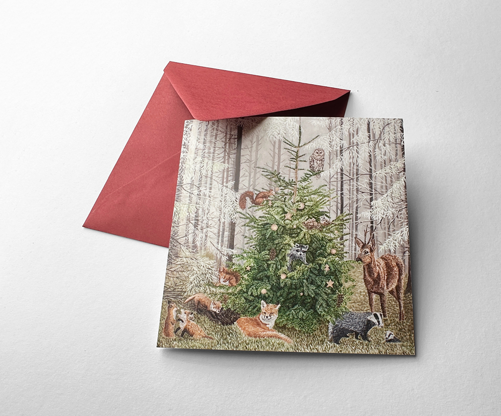 Sinas Herzfarben · Malerei & Illustrierte Grußkarten